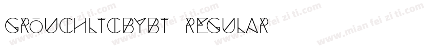 GrouchlTcbyBT Regular字体转换